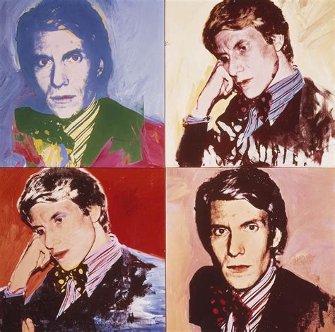 foto yves saint laurent andy warhol|yves saint laurent art.